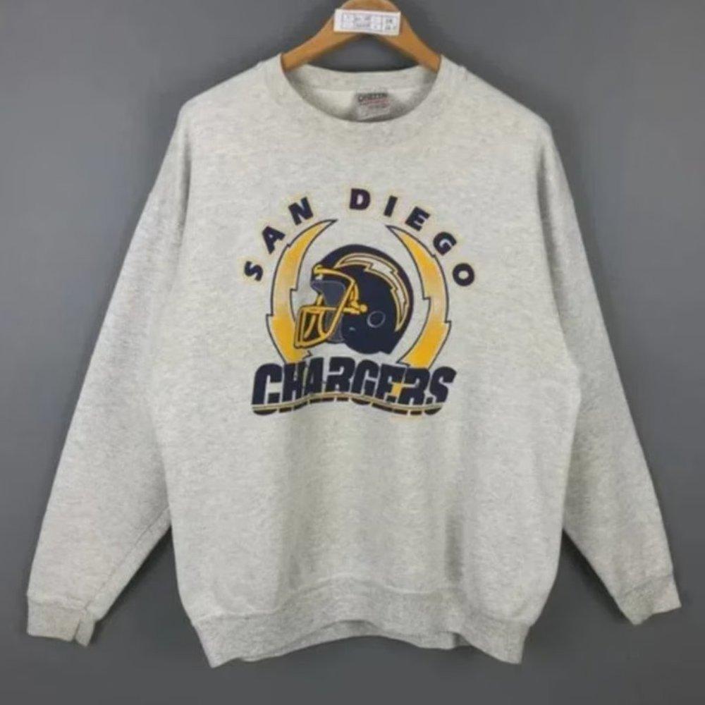 90S San Diego Football Sweatshirt , Chargers American Football